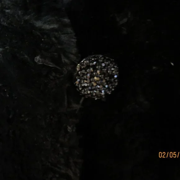 Authentic Sheared Black Beaver Fur Jacket Headband Belt - Picture 8 of 13